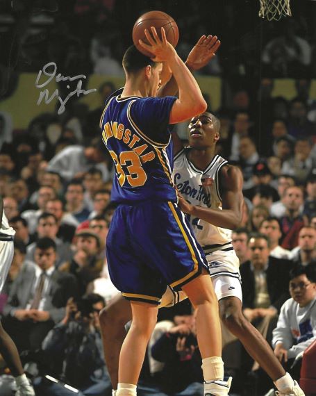 Autographed DARREN MORNINGSTAR 8X10 Pitt Panthers Photo