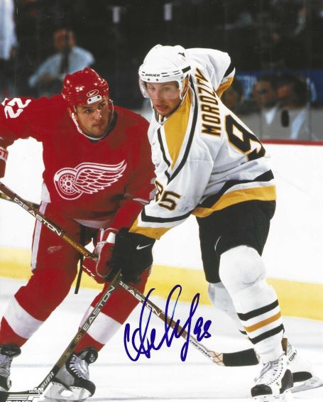 Autographed ALEKSEY MOROZOV 8X10 Pittsburgh Penguins Photo