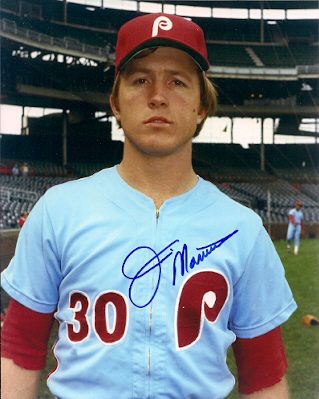 AUTOGRAPHED JIM MORRISON photo  Philadelphia Phillies