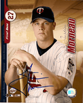 AUTOGRAPHED  JUSTIN MORNEAU- Minnesota Twins photo