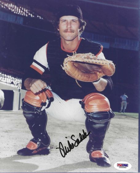 AUTOGRAPHED  MIKE SADEK 8X10 San Francisco Giants Photo PSA/DNA