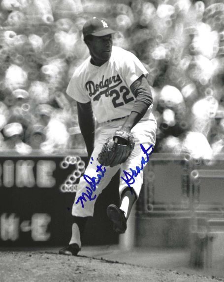 AUTOGRAPHED JIM MUDCAT GRANT 8x10 Los Angeles Dodgers photo