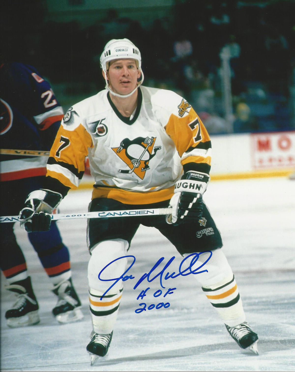 Autographed Joey Mullen "HoF 2000" Pittsburgh Penguins 11x14 Photo