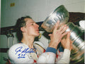 Autographed Joey Mullen "HoF 2000" Calgary Flames 8X10 Photo