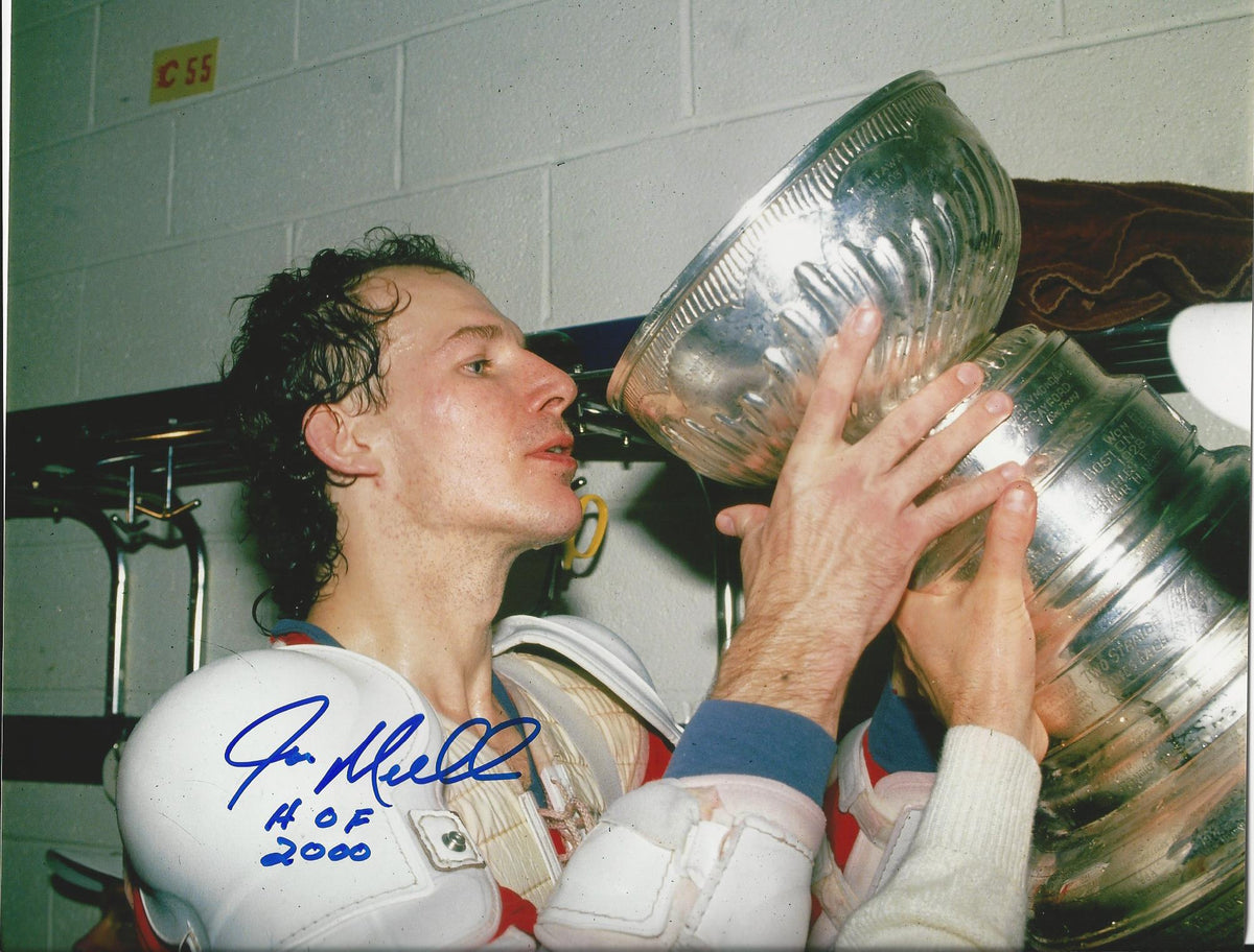 Autographed Joey Mullen "HoF 2000" Calgary Flames 8X10 Photo