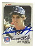 Autographed DALE MURPHY Atlanta Braves 1983 Fleer Card