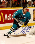Autographed JOE MURPHY San Jose Sharks photo