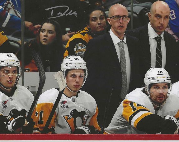 Autographed DAN MUSE Pittsburgh Pensguins 8x10 Photo