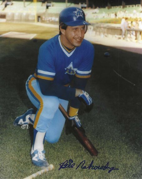AUTOGRAPHED BILL NAHORODNY 8x10 Seattle Mariners Photo