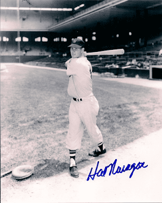 AUTOGRAPHED photo HAL NARAGON Washington Senators