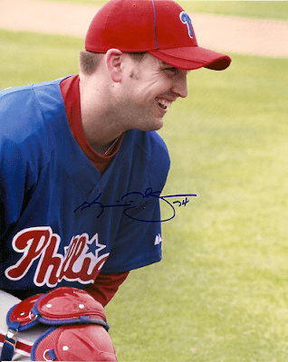 AUTOGRAPHED  photo KEVIN NELSON Philadelphia Phillies