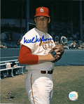 AUTOGRAPHED MEL NELSON 8x10 St. Louis Cardinals photo