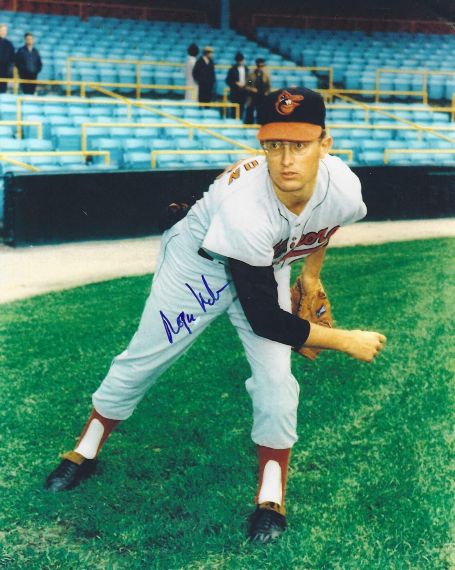 AUTOGRAPHED ROGER NELSON 8x10 Baltimore Orioles Photo