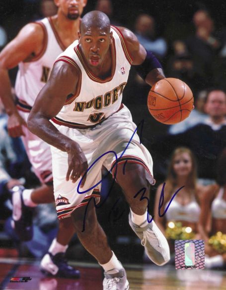 AUTOGRAPHED NENE HILARIO 8x10 Denver Nuggets Photo