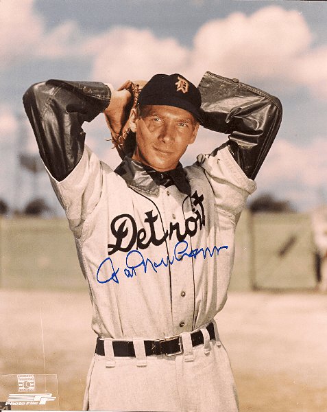 Autographed HAL NEWHOUSER Detroit Tigers  Photo