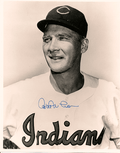 Autographed HAL NEWHOUSER Cleveland Indians  Photo