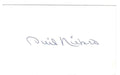 AUTOGRAPHED SIGNED PHIL NIEKRO 3x5 Index card