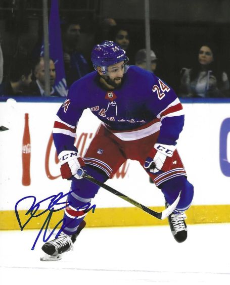 Autographed BOO NIEVES 8X10 New York Rangers Photo