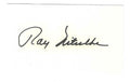 Autographed RAY NITSCHKE 3x5 INDEX CARD