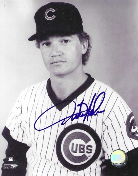 AUTOGRAPHED DICKIE NOLES 8x10 Chicago Cubs Photo