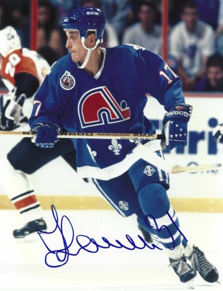 Autographed VALERI KAMENSKY 8x10 Quebec Nordiques photo