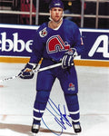 Autographed OWEN NOLAN 8x10 Quebec Nordiques photo