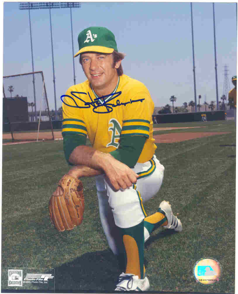 AUTOGRAPHED SIGNED photo STAN BAHNSEN Oakland A's