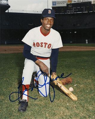 AUTOGRAPHED BEN OGLIVIE  Boston Red Sox photo