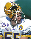 Autographed JERRY OLSAVSKY "88 All American" 8X10 Pitt Panthers Photo