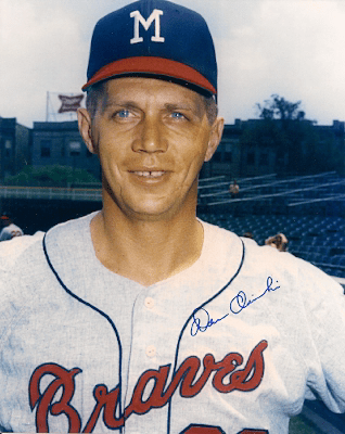 AUTOGRAPHED  photo DAN OSINSKI  Milwaukee  Braves