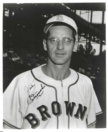 AUTOGRAPHED JOE OSTROWSKI 8X10 St. Louis Browns Photo