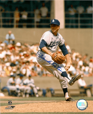 Autographed CLAUDE OSTEEN 11 X 14 Los Angeles Dodgers  photo