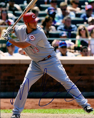 AUTOGRAPHED  photo MICAH OWINGS Cincinnati Reds