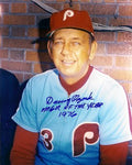 AUTOGRAPHED DANNY OZARK photo  Philadelphia Phillies
