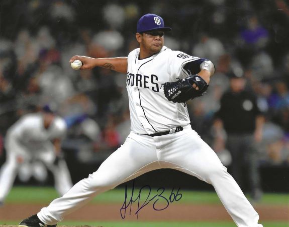 AUTOGRAPHED JOSE RUIZ 8X10 San Diego Padres photo