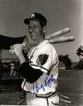 AUTOGRAPHED ANDY PAFKO 8X10  Milwaukee  Braves Photo