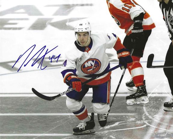 Autographed JEAN-GABRIEL PAGEAU 8X10 New York Islanders Photo