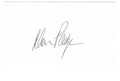 Autographed ALAN PAGE 3x5 INDEX CARD