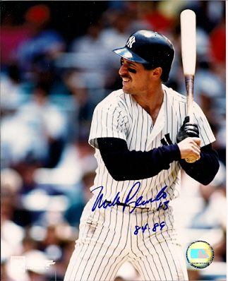 AUTOGRAPHED MIKE PAGLARULO 8X10 New York Yankees Photo