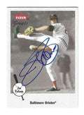 Autographed JIM PALMER Baltimore Orioles 2002 Fleer Greats of the Game Card