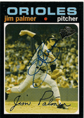 JIM PALMER Autographed 2004 Topps Fan Favorites Card