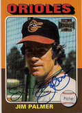 JIM PALMER Autographed 2002 Topps Archive Card