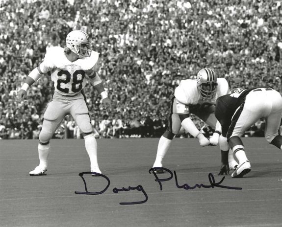 Autographed DOUG PLANK 8x10 Ohio State University Photo