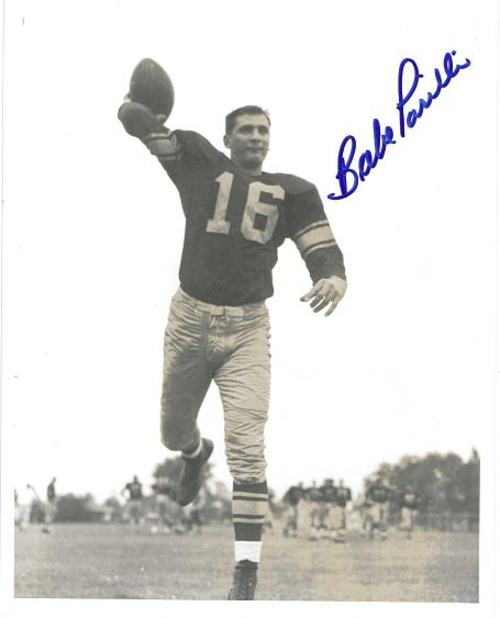 Autographed BABE PARILLI 8X10 Green Bay Packers Photo