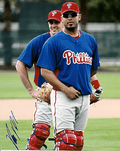 AUTOGRAPHED  photo RONNY PAULINO Phillies