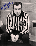 Autographed MATT PAVELICH 8x10 Hockey Referee Photo