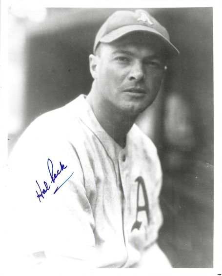 AUTOGRAPHED HAL PECK 8x10 Philadelphia A's Photo