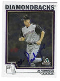 Auotgraphed AL PEDRIQUE Arizona Diamondbacks 2004 Topps Chrome Card