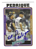 Auotgraphed AL PEDRIQUE Arizona Diamondbacks 2005 Topps Card