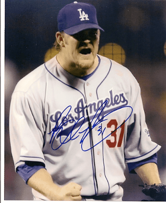 AUTOGRAPHED  BRAD PENNY 8x10 Los Angels Dodgers photo